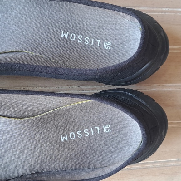 Lissom Flytes Super Lighweight Flexible X̌Black Slip On Comfort Ballet Flats - Picture 4 of 11